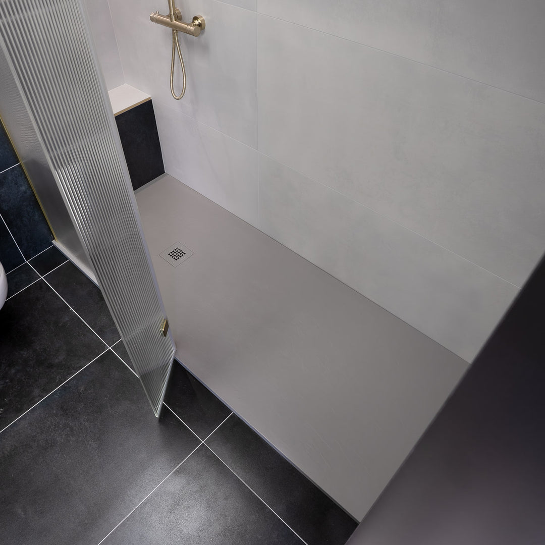 Poalgi 2000 x 800mm Slate Wetroom Tray - Cemento