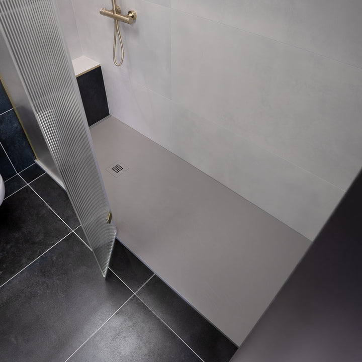 Poalgi 2000 x 800mm Slate Wetroom Tray - Cemento