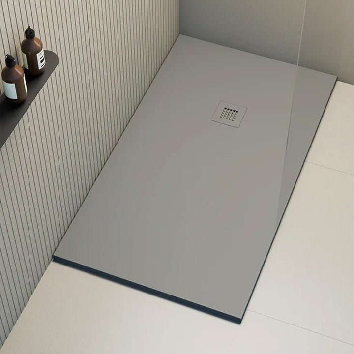 Poalgi 1400 x 900mm Slate Wetroom Tray - Cemento