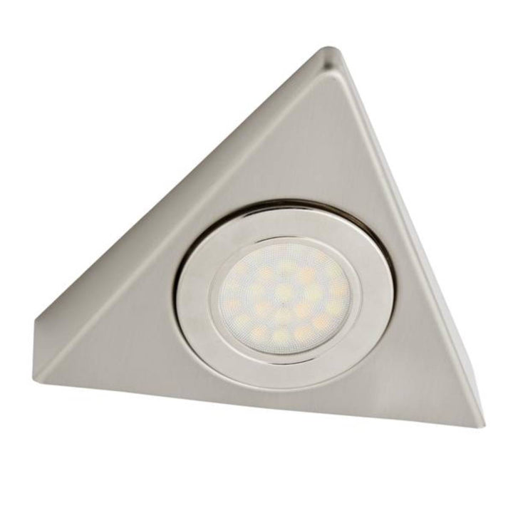 Forum Culina CUL-35861 Faro Triangular Under Cupboard LED Light - Satin Nickel