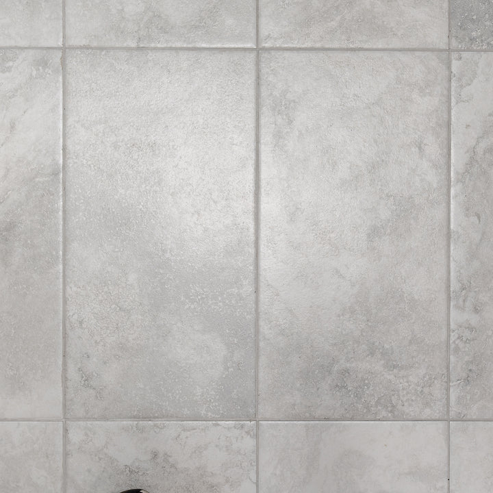 Chrono White 31.6 x 60.8cm Porcelain Floor &amp; Wall Tile - 1.152sqm perbox
