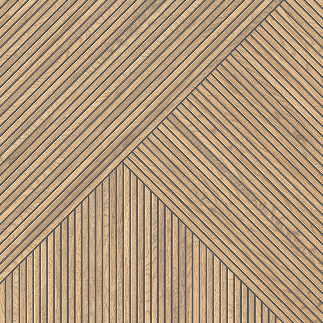 Woodray Light Brown Matt 59.8 x 59.8mm (GPT1070) Rectified Porcelain Tile - 1.07sqm perbox