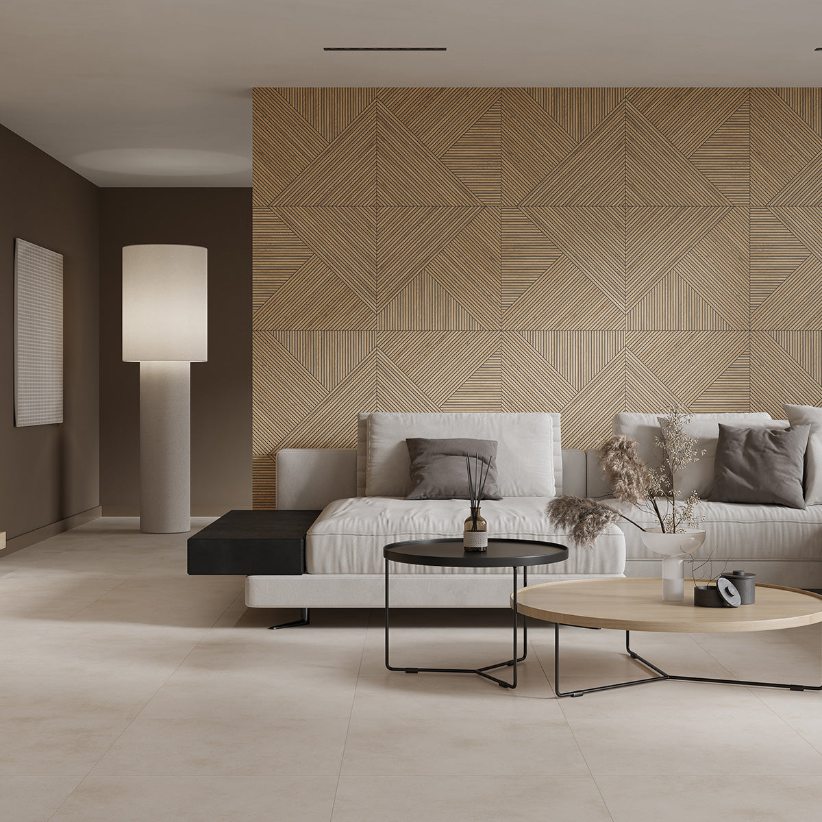 Woodray Light Brown Matt 59.8 x 59.8cm (GPT1070) Rectified