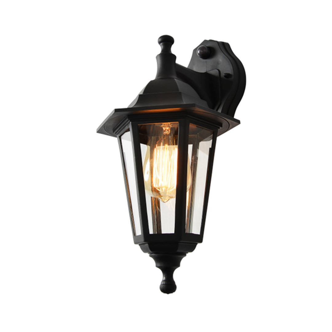 Forum Coast CZ-25150-BLK Bianca Outdoor 6 Panel Wall Light - Black