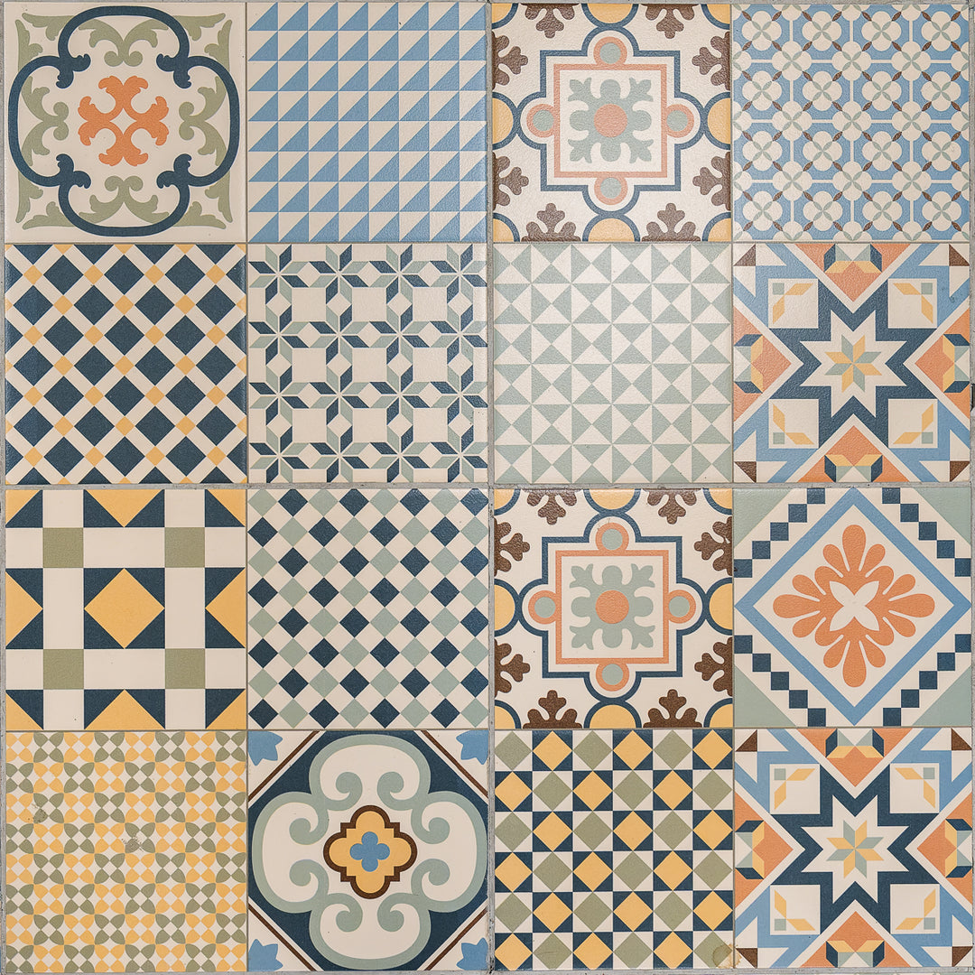 Danubio 33.3 x 33.3cm Pattern Tile - 1sqm perbox