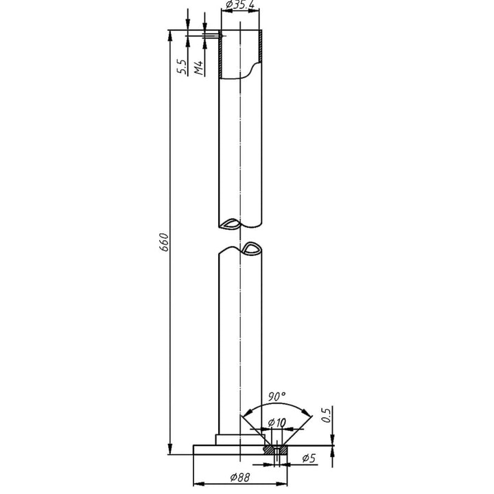 Hudson Reed Freestanding Bath Standpipes DA311
