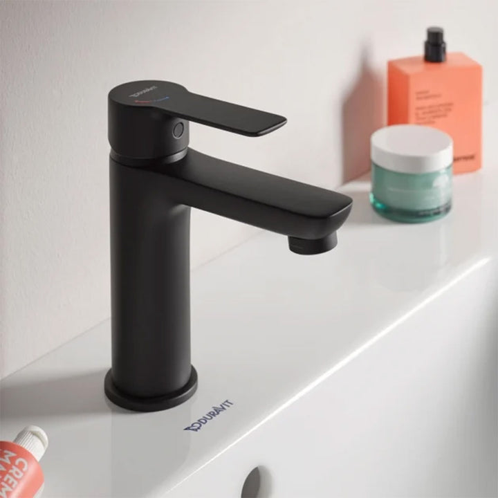 Duravit D-Code Medium Single Lever Basin Mixer - Black