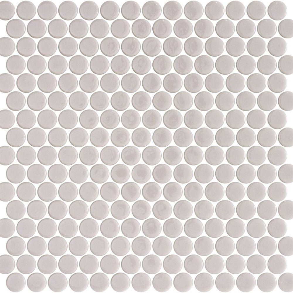Penny Taupe Shiny 28.6 x 28.6cm Mosaic Sheet