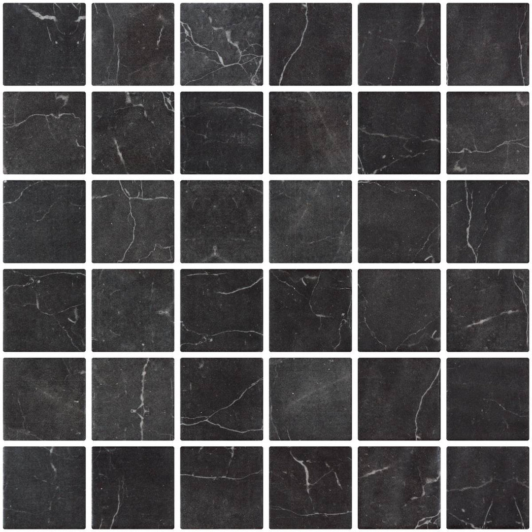 Penta Nero Calatorao Matte Square Non Slip 31.1 x 31.1cm Mosaic Sheet