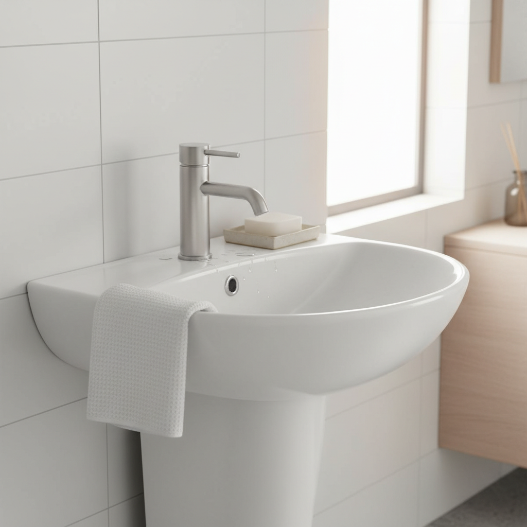 Deia/Belini 500mm Basin &amp; Semi Pedestal