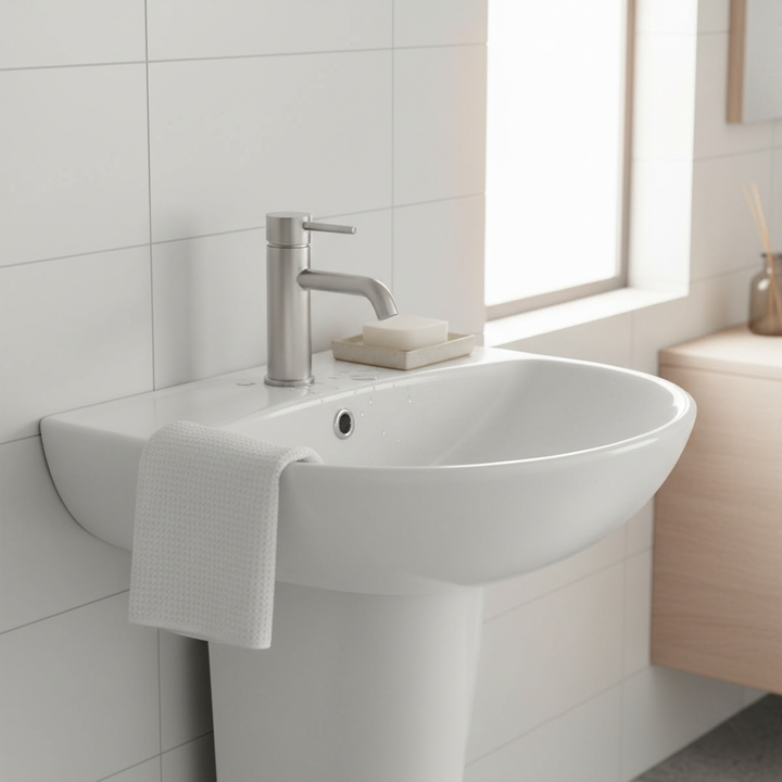 Deia/Belini 500mm Basin &amp; Semi Pedestal