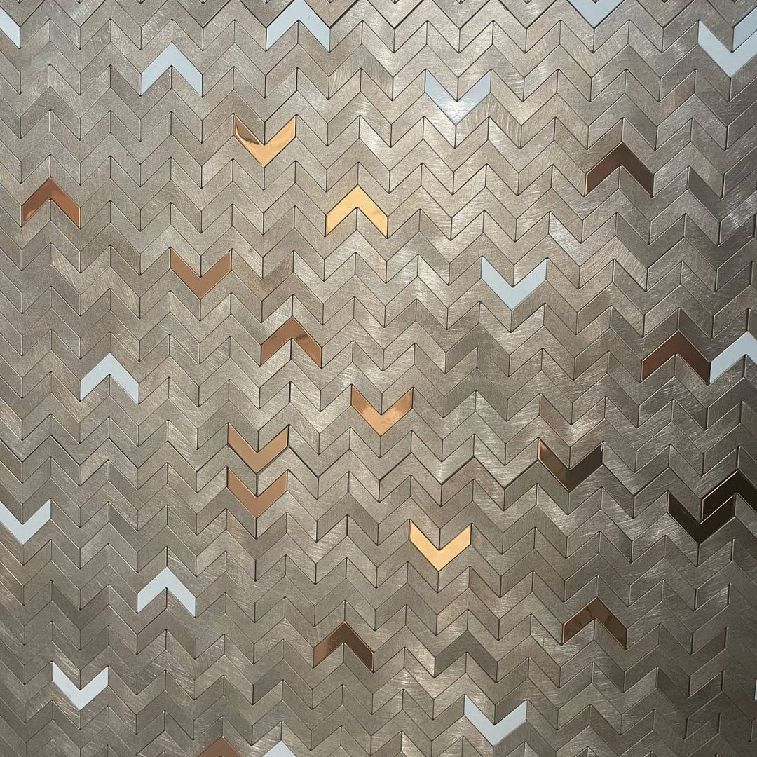 Delta Copper 28.1 x 28.3cm Mosaic Sheet