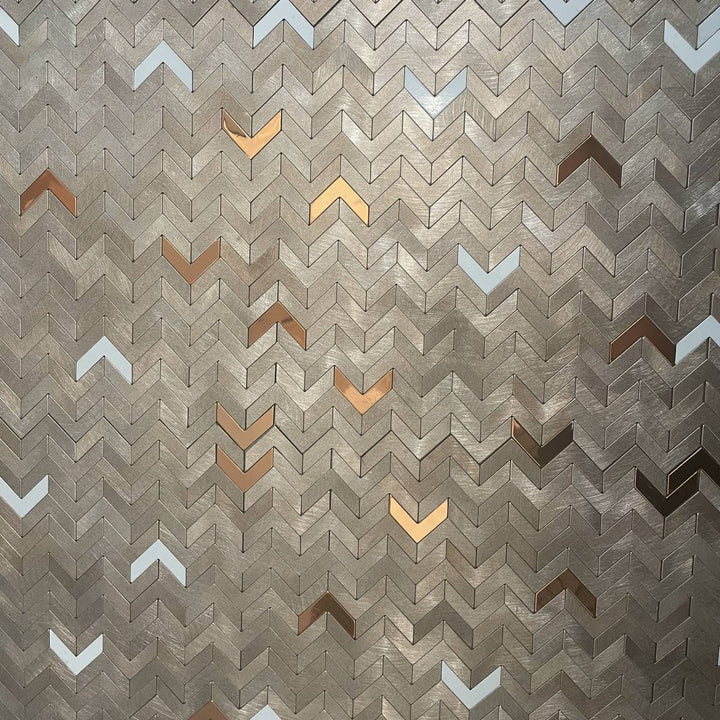 Delta Copper 28.1 x 28.3cm Mosaic Sheet