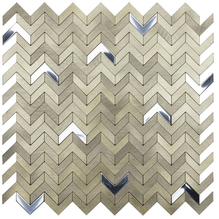 Delta Gold 28.1 x 28.3cm Mosaic Sheet