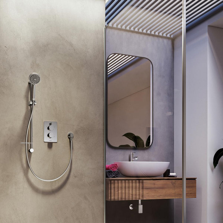 Aqualisa Dream Concealed Thermostatic Mixer Single Outlet With Adj Kit - Round