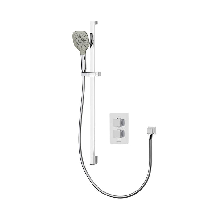 Aqualisa Dream Concealed Thermostatic Mixer Single Outlet With Adj Kit - Square
