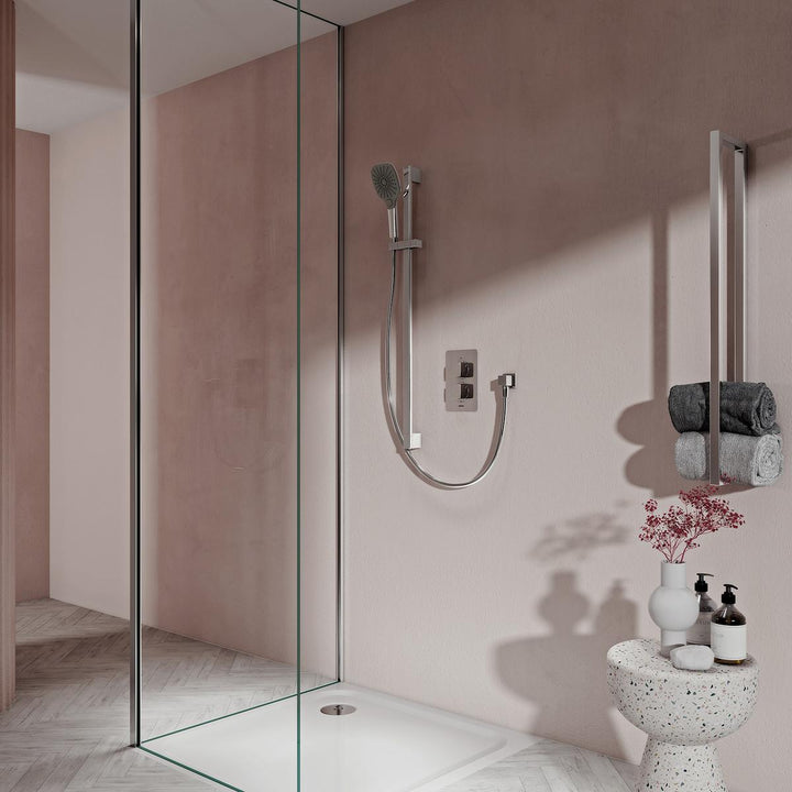 Aqualisa Dream Concealed Thermostatic Mixer Single Outlet With Adj Kit - Square