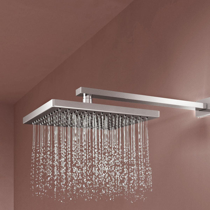 Aqualisa Dream Concealed Thermostatic Mixer Single Outlet With Wall Fixed Head - Square