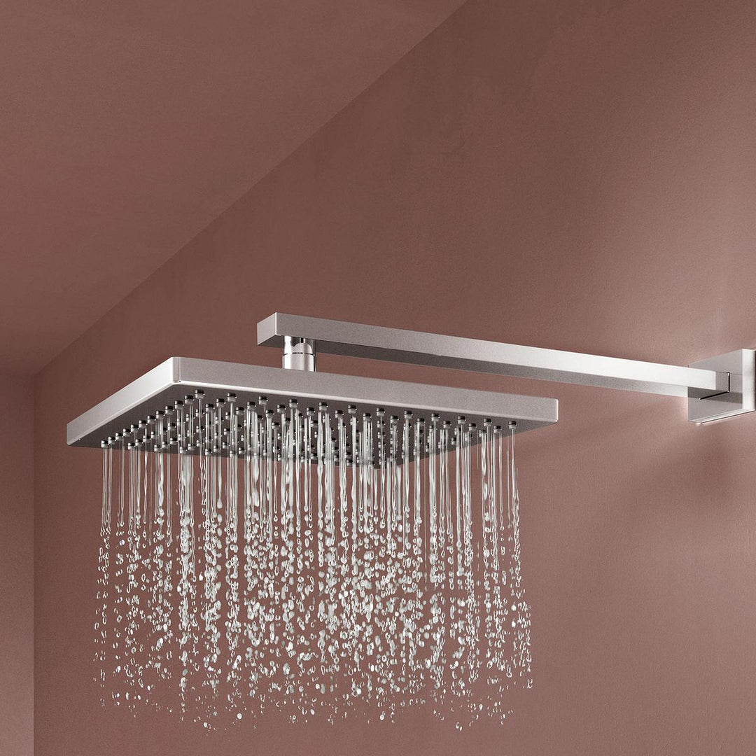 Aqualisa Dream Concealed Thermostatic Mixer Dual Outlet With Hand Shower &amp; Wall Fixed Head - Square
