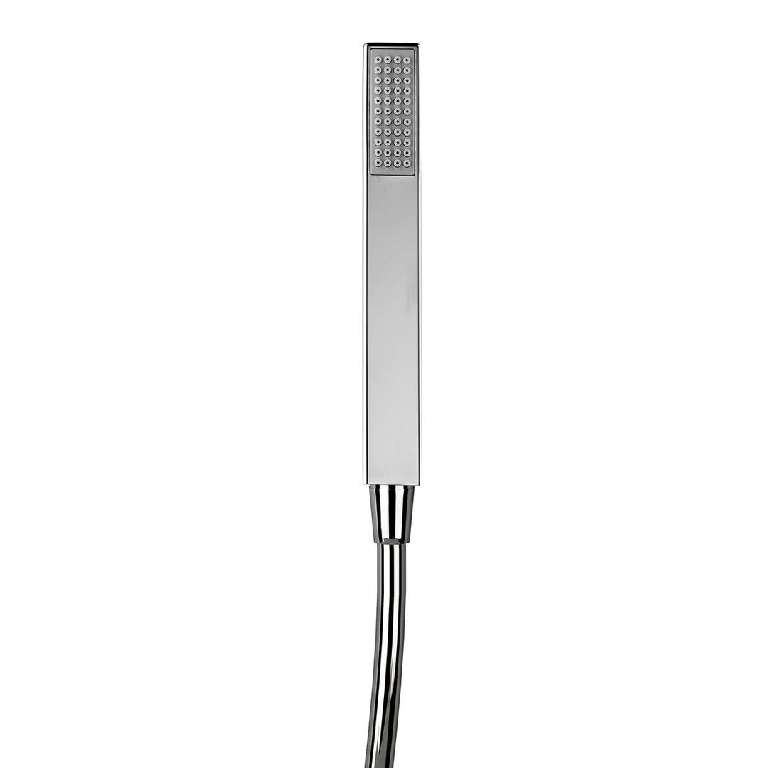 Aqualisa Dream Concealed Thermostatic Mixer Dual Outlet With Hand Shower &amp; Wall Fixed Head - Square