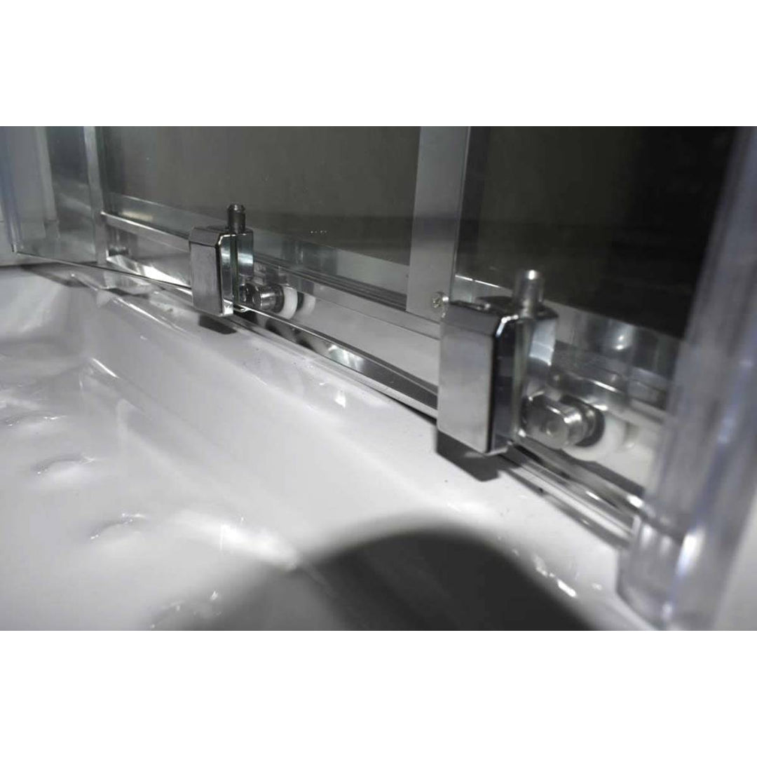 Vidalux Pure Electric 1000mm Shower Cabin White - Standard 9.5KW