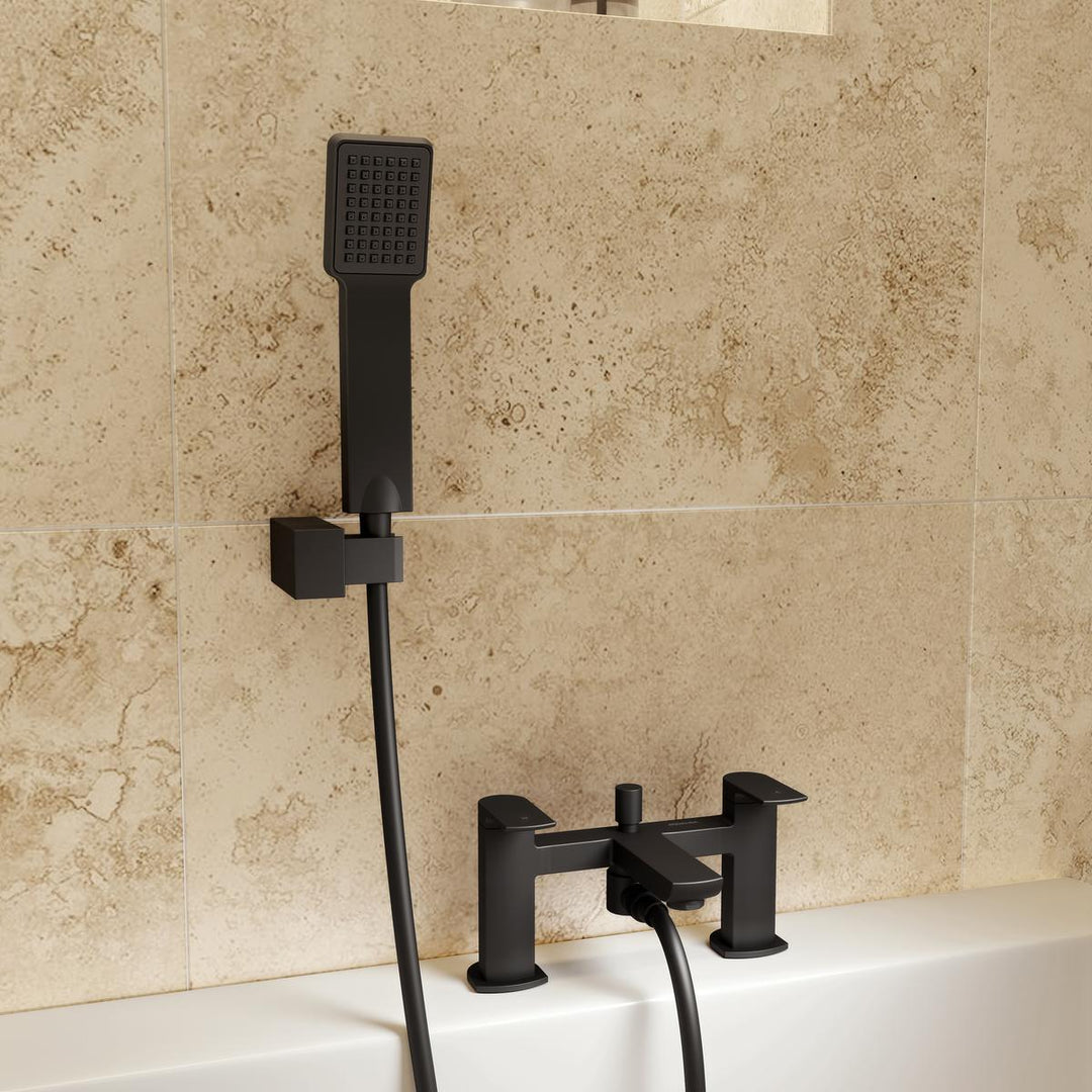 Aqualisa Downtown Bath Shower Mixer Tap - Matt Black