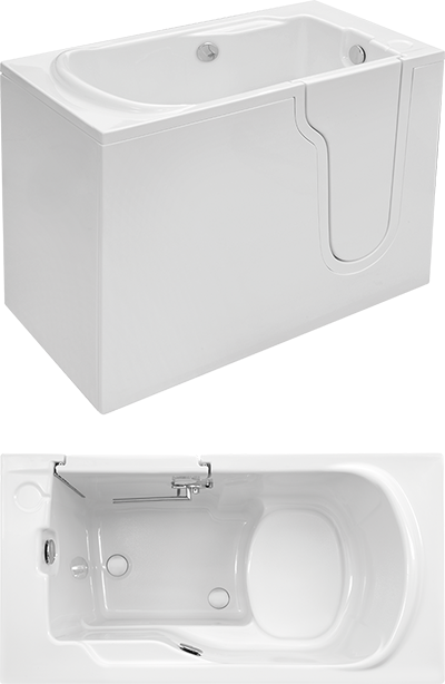 Bathe Easy Freedom Mini Easy Access Deep Bath &amp; Panels - Right Hand