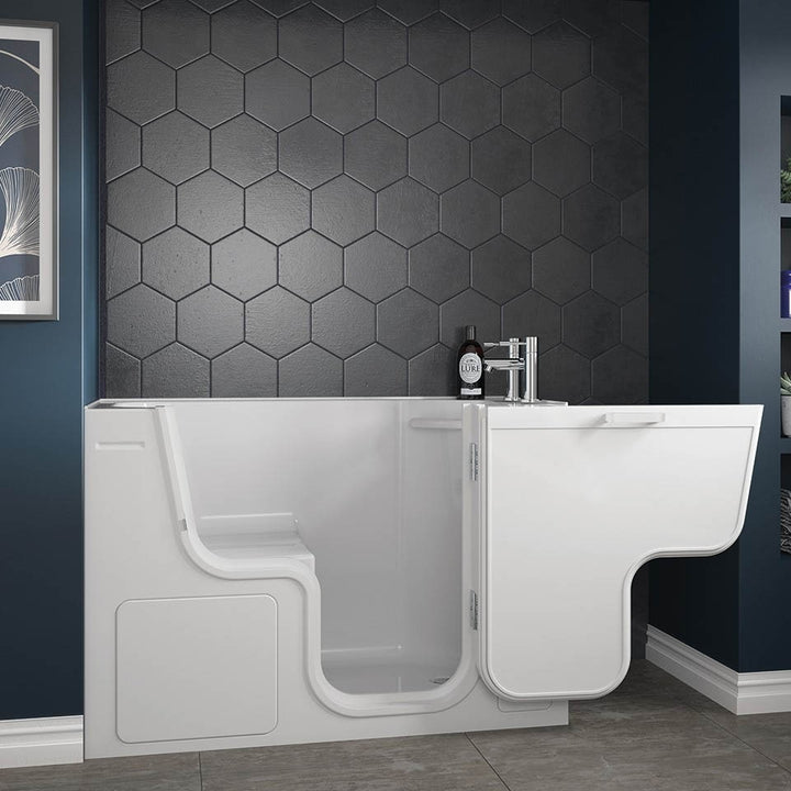 Bathe Easy Serenity 1300 x 660mm Easy Access Deep Bath &amp; Panels - Right Hand