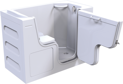 Bathe Easy Serenity 1300 x 750mm Easy Access Deep Bath &amp; Panels - Right Hand