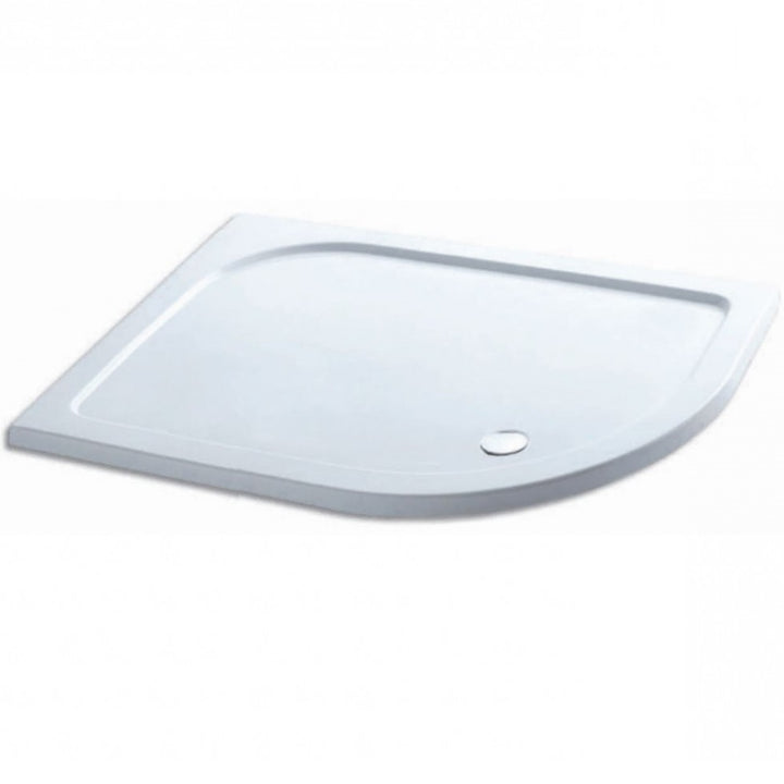 Volente 1100 x 760mm Offset Quadrant Shower Tray - Right Hand