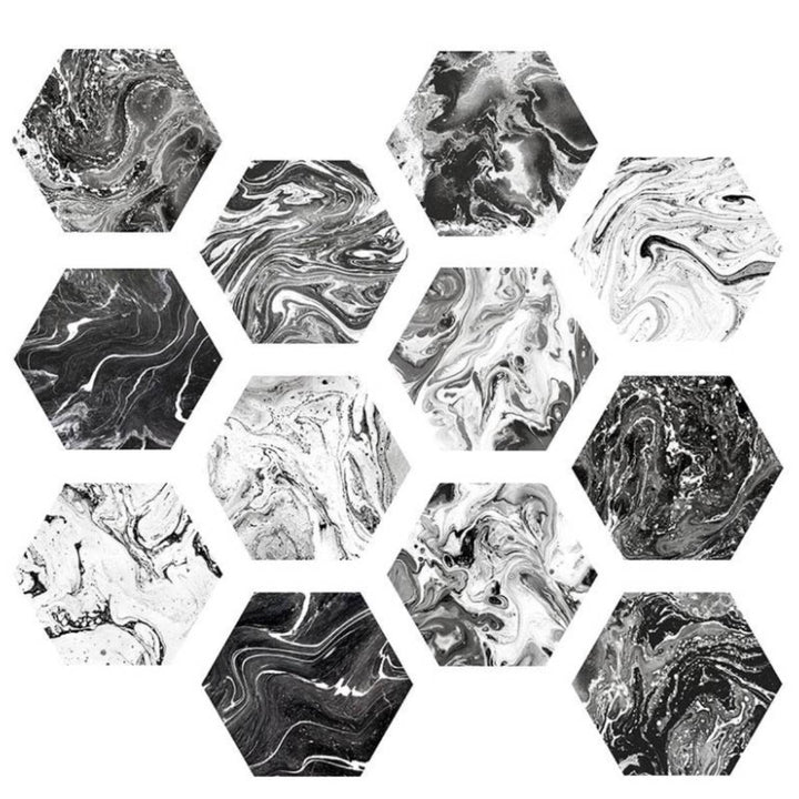 Ebru Shiny 23 x 27cm Hexagon Tile - 0.75sqm perbox