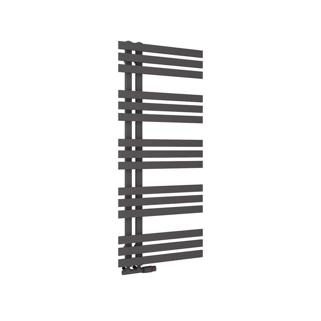 Emerson 1200 x 500mm Heated Towel Rail - Anthracite