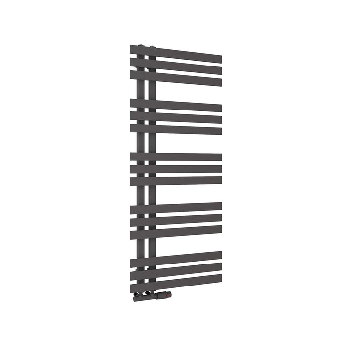 Emerson 1200 x 500mm Heated Towel Rail - Anthracite