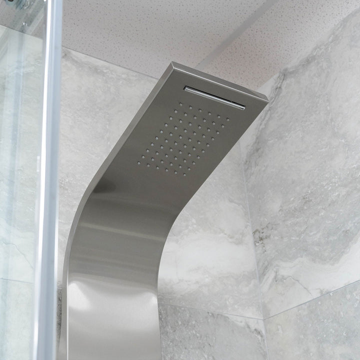 Eliseo Ricci Monsoon Waterfall Shower Tower - Chrome