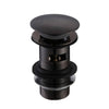 Eliseo Ricci Press Top Slotted Basin Waste - Black