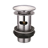 Eliseo Ricci Press Top Slotted Basin Waste - Chrome