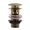 Eliseo Ricci Press Top Slotted Basin Waste - Brushed Brass
