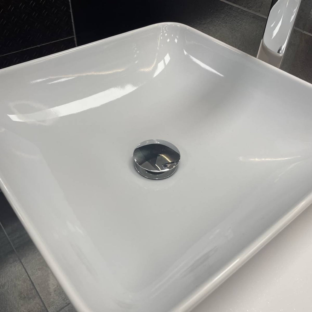Eliseo Ricci Press Top Unslotted Basin Waste