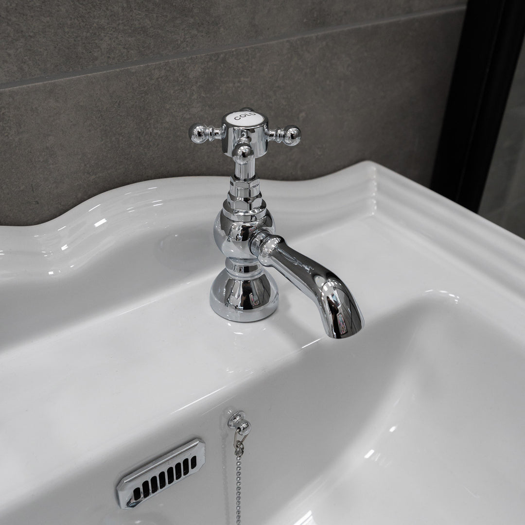 Eliseo Ricci Traditional English Balmoral Basin Pillar Taps