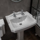 Eliseo Ricci Traditional English Balmoral Basin Pillar Taps