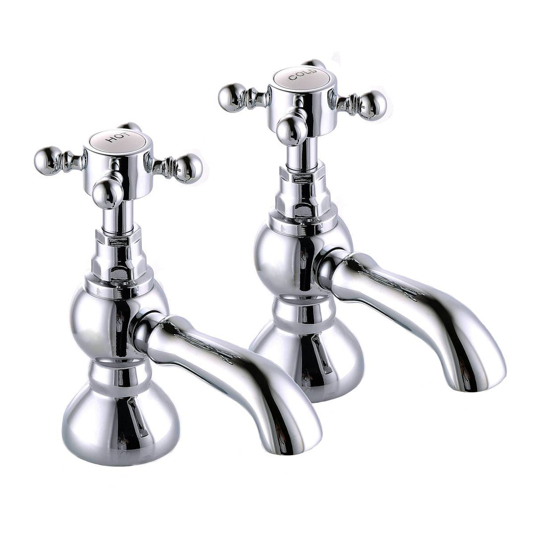 Eliseo Ricci Traditional English Balmoral Basin Pillar Taps