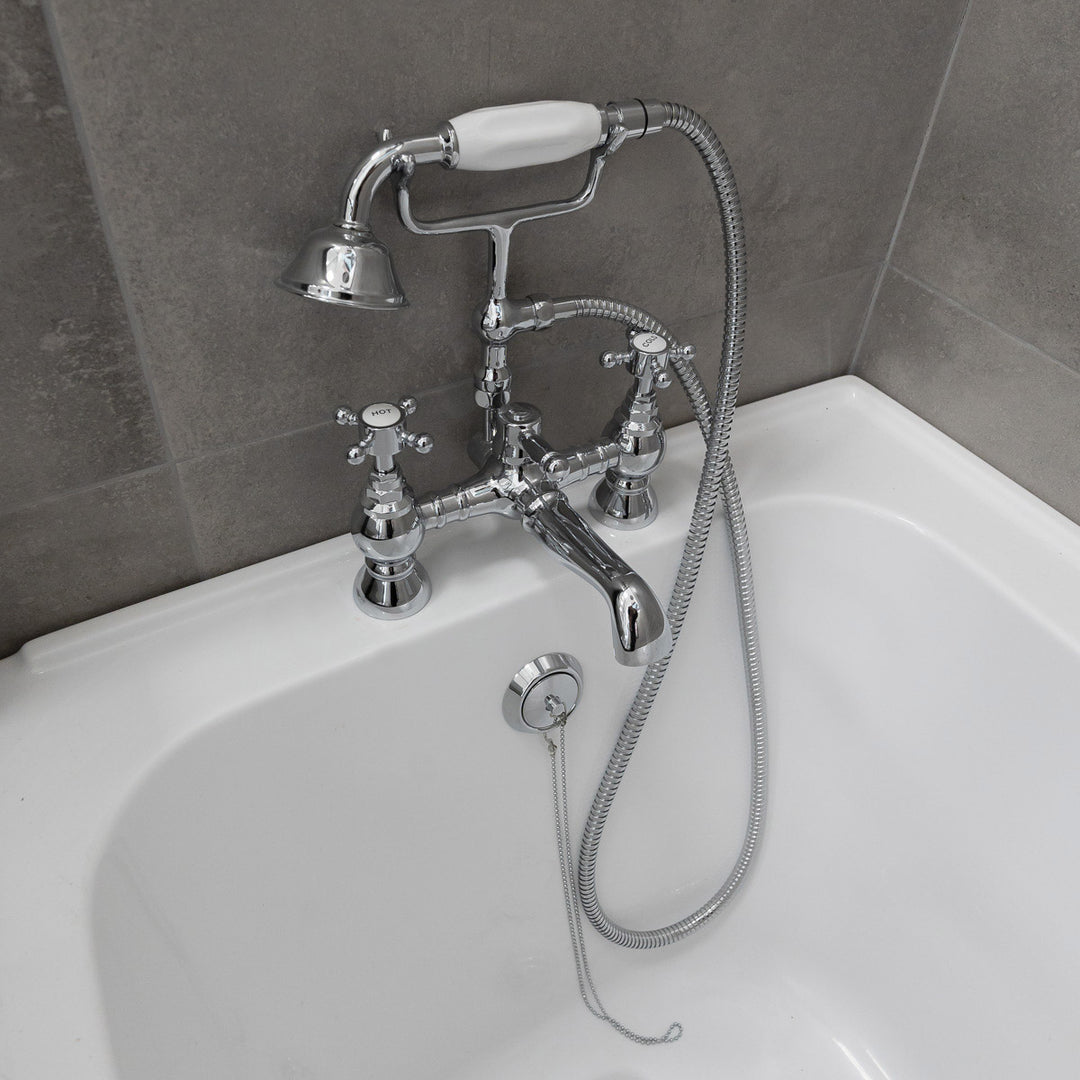 Eliseo Ricci Traditional English Balmoral Bath Shower Mixer