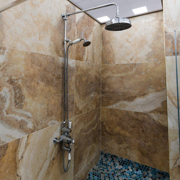 Eliseo Ricci Balmoral Thermostatic Rain Shower with Diverter
