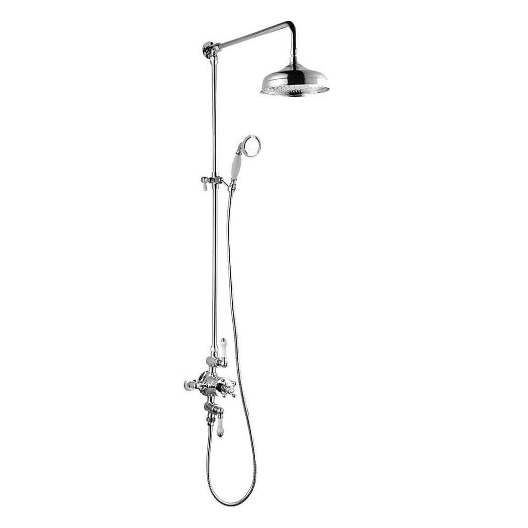Eliseo Ricci Balmoral Thermostatic Rain Shower with Diverter