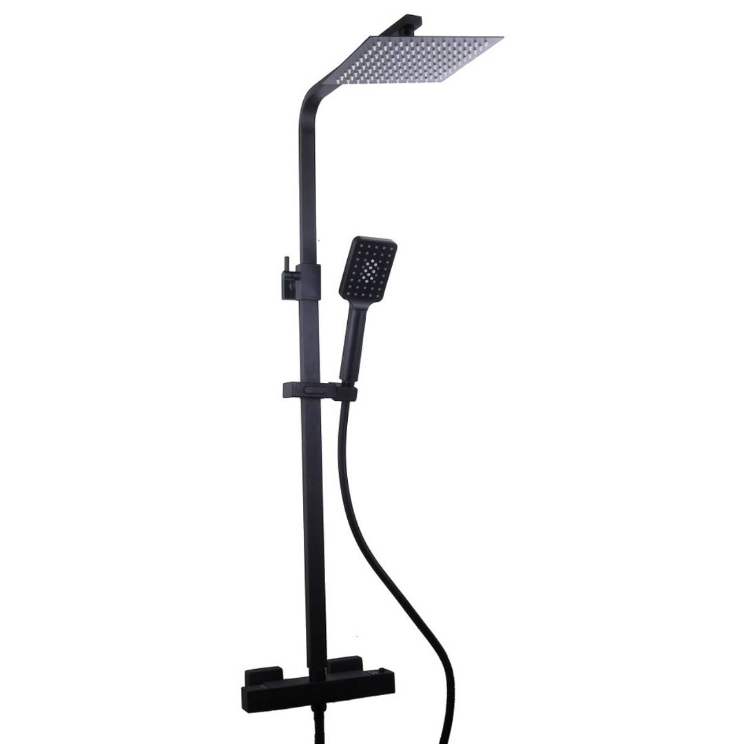 Walk In Shower Complete Suite Pack - Black