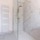 Eliseo Ricci Cube Plus Thermostatic Rain Shower with Diverter - Brushed Brass