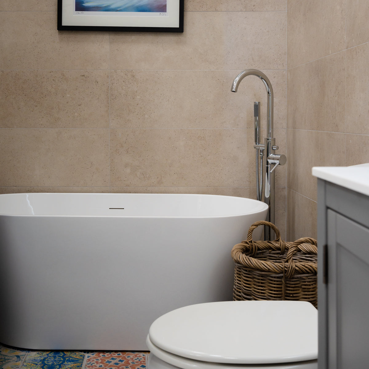 Bath Shack Eliseo Ricci Curve Floor Standing Bath Shower Mixer β Bathshack