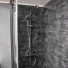 Eliseo Ricci Curve Plus Thermostatic Rain Shower with Diverter