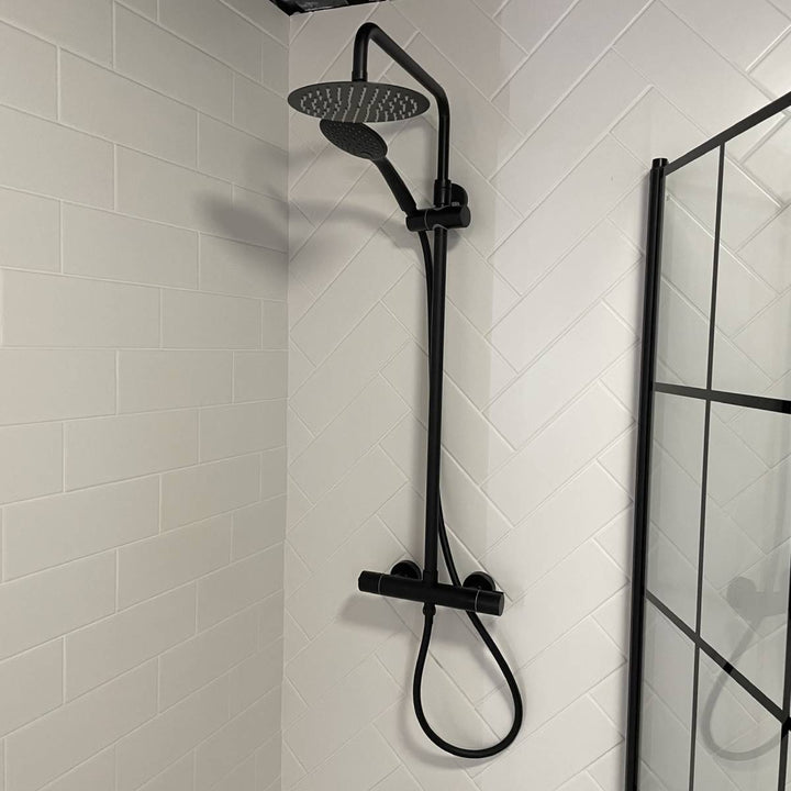 Austin Matt Green Shower Room Deal - Black