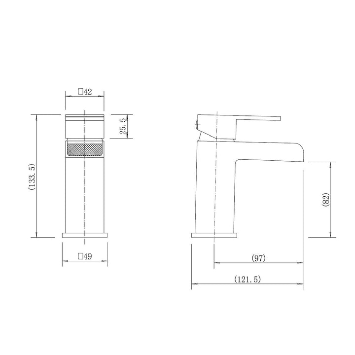 Eliseo Ricci Free Fall Basin Mixer